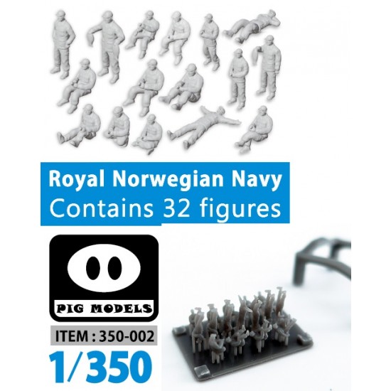 1/350 Royal Norwegian Navy (32 figures)