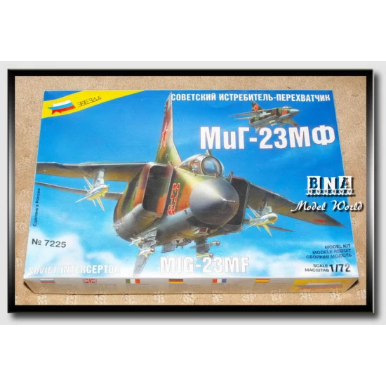 1/72 Mikoyan-Gurevich MiG-23MF Soviet Interceptor Fighter