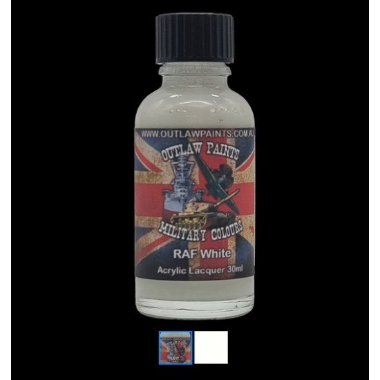 British Military Colour - #RAF White (30ml, acrylic lacquer)