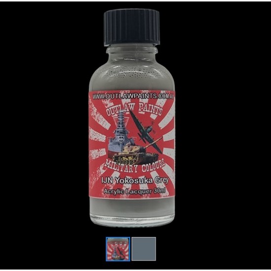 Japanese Military Colour - #IJN Yokosuka Grey (30ml, acrylic lacquer)