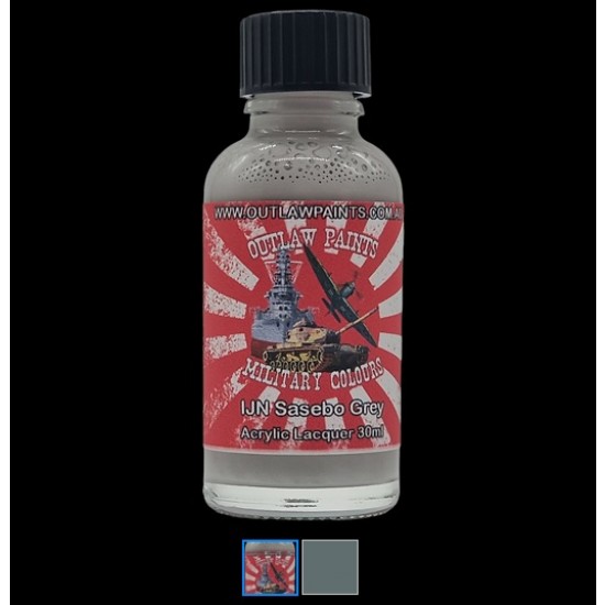 Japanese Military Colour - #IJN Sasebo Grey (30ml, acrylic lacquer)