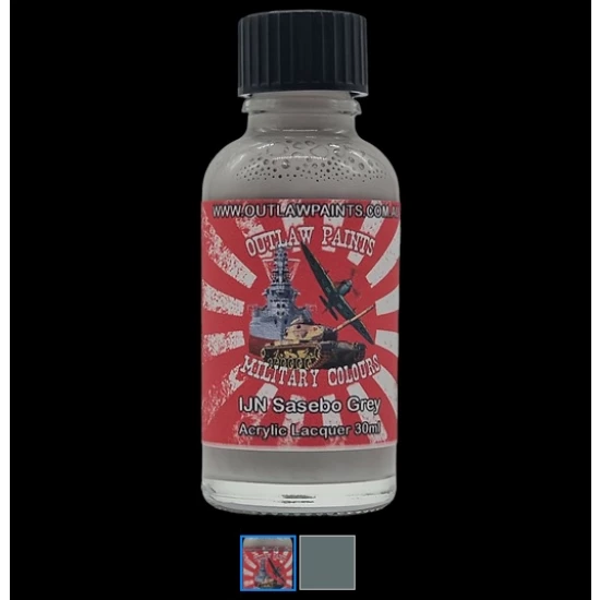 Japanese Military Colour - #IJN Sasebo Grey (30ml, acrylic lacquer)