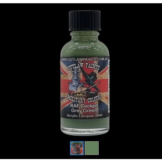 British Military Colour - #RAF Cockpit Grey-Green (30ml, acrylic lacquer)