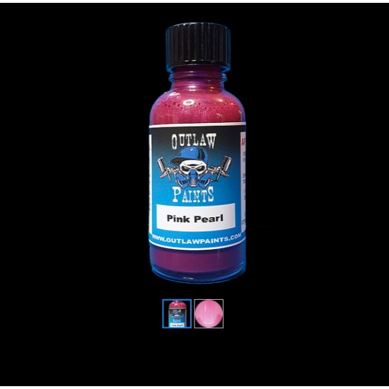 Acrylic Lacquer Paint - Pearls & Effects Colour Pink Pearl (30ml)