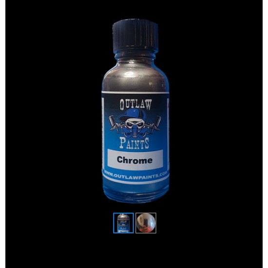 Acrylic Lacquer Paint - Pearls & Effects Colour Chrome (30ml)