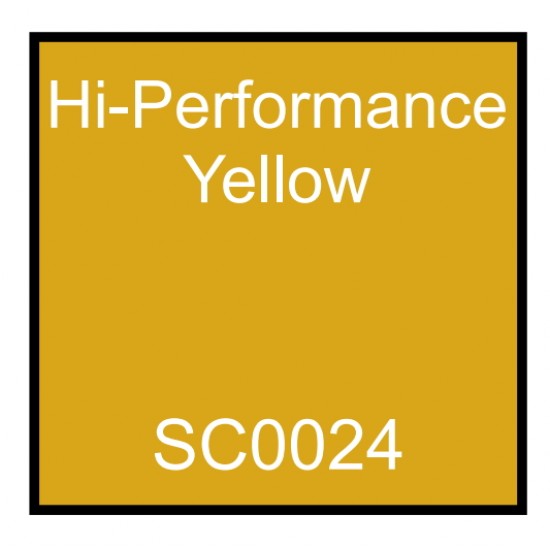 Acrylic Lacquer Paint - Solid Colour Hi-Performance Yellow (30ml)