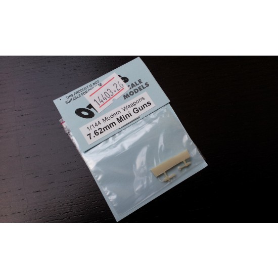 1/144 7.62 mm Mini Guns (on mounts for helicopters - 2 per pack)