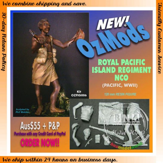 120mm WWII Royal Pacific Island Regiment NCO (Pacific Theatre) [ANZAC Series]