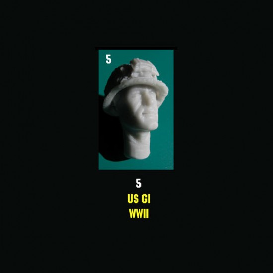 120mm (1/16) Head - WWII US GI
