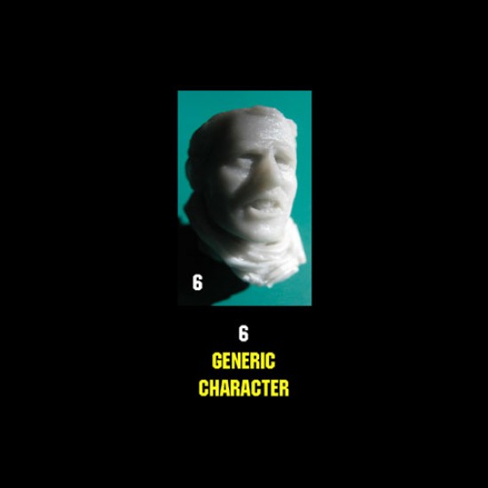120mm (1/16) Head - Generic Character