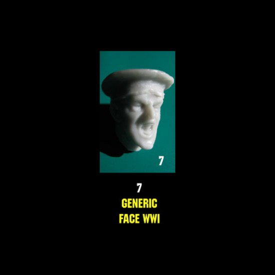 120mm (1/16) Head - WWI Generic Face