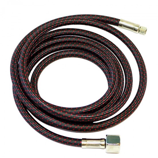 1/8" 6-Foot Nylon Braided Air Hose w/Couplings