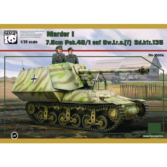 1/35 Marder I 7.5cm Pak.40/1 auf Gw.Lr.s.(f) SdKfz.135