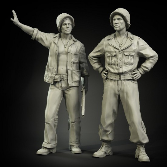 1/35 US Army PTO Tankers set (2 figures)