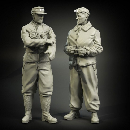 1/35 Waffen-SS Tank Officers Winter Clothes set (2 figures)