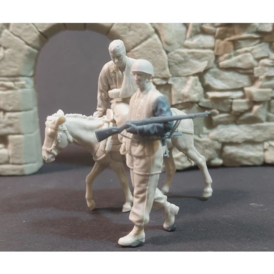 1/35 Wounded Fallschirmjager Set