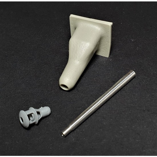1/35 StuG IIIG Topfblende Mantlet with KwK40 Gun (Final muzzle brake)