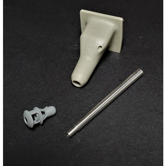 1/35 StuG IIIG Topfblende MG Mantlet with KwK40 Gun (Final muzzle brake)