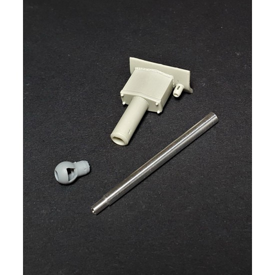 1/35 PzKpfw IV F2/G Mantlet with KwK40 L43 Gun (Early muzzle brake)