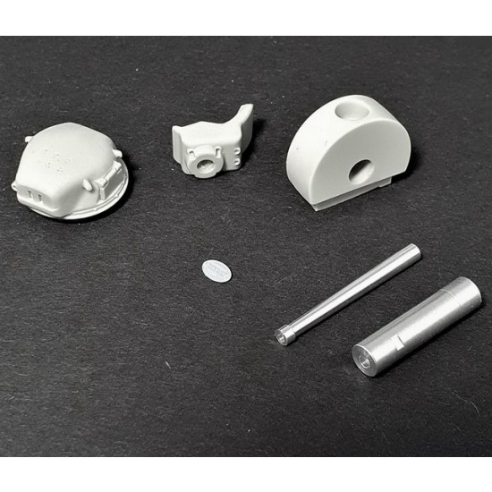 1/35 Char B1 Bis Mantlets with SA37 & Puteaux S35 Guns