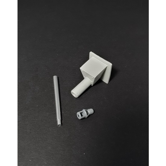 1/35 StuG IIIG Welded Mantlet w/KwK40L48 Gun (Double baffle muzzle brake)