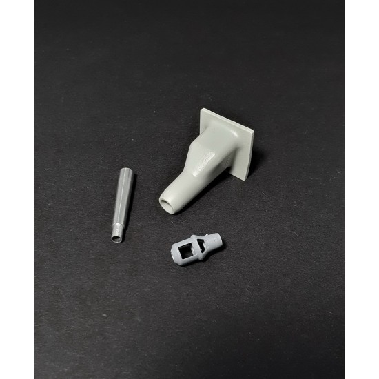 1/35 StuH III Topfblende Mantlet w/StuG42 Howitzer (Double baffle muzzle brake)