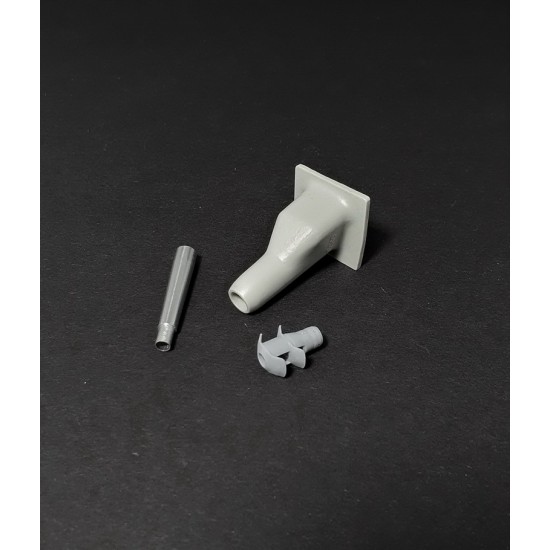 1/35 StuH III Topfblende Mantlet w/StuG42 Howitzer (final muzzle brake)