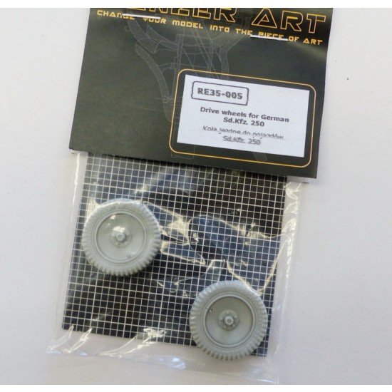1/35 Drive Wheels for German SdKfz 250 (2pcs)