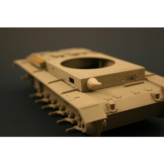 1/35 Hull MG Barrel with Canvas Cover for WWII German Panzer III/IV Tanks