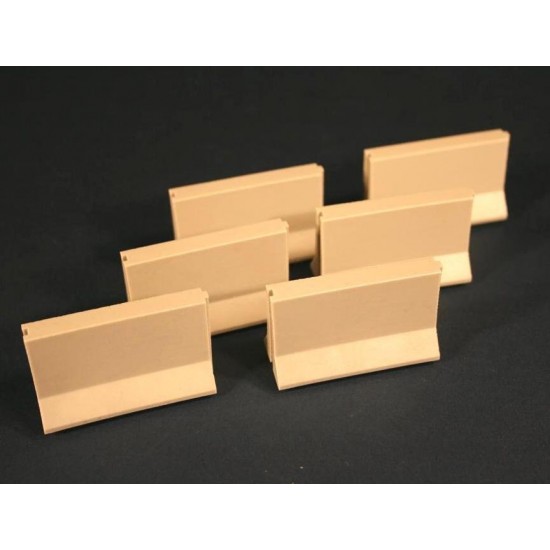 1/35 Jersey Concrete Barrier (Large) (6pcs)