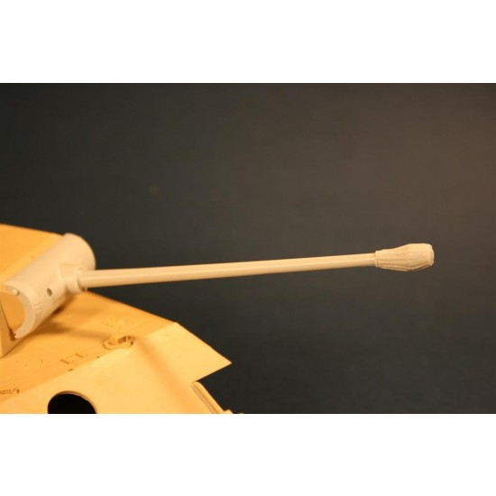 1/35 KwK 42 L/71 Barrel with Canvas Cover for WWII German Panther Tank 