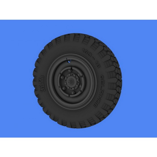 1/35 German Transport Vehicle Horch 1a Road Wheels Set (Commercial Pattern)