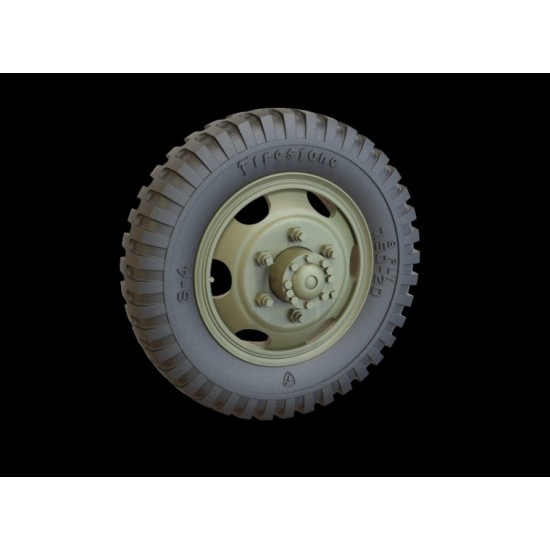 1/35 US GMC Road Wheels set (Firestone)