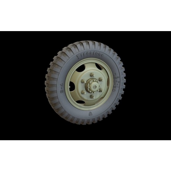 1/35 US Studebacker Road Wheels set (Firestone)