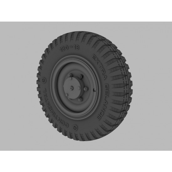 1/35 Sd.Kfz 221/222 Road Wheels (Late Pattern)