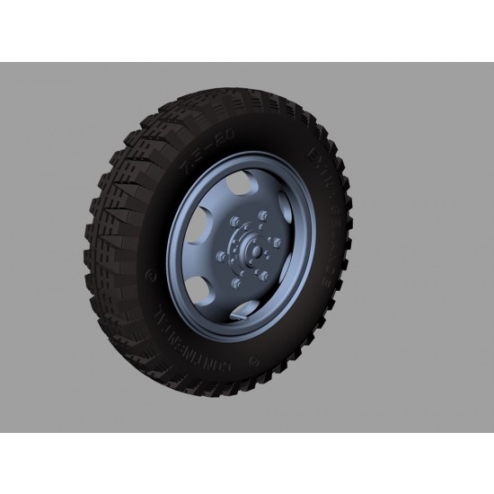 1/35 German Steyr 1500 Road Wheels Set (Gelande Pattern)