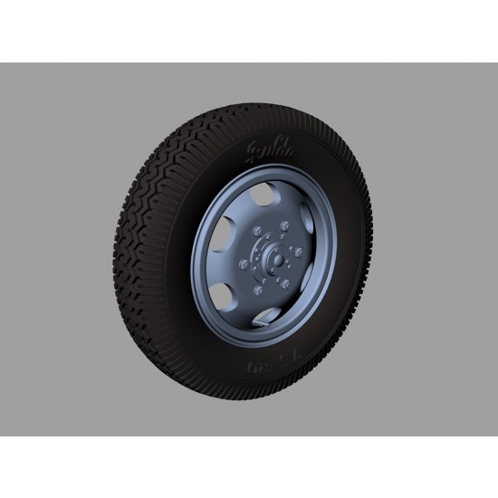 1/35 German Steyr 1500 Road Wheels Set (Commercial Pattern)