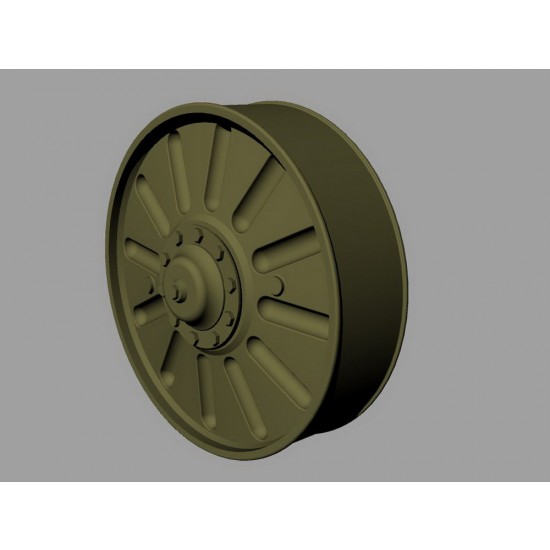 1/35 Soviet Burn Out Wheels Set for BMP-1/2