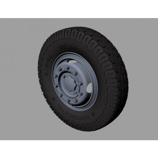 1/35 Hanomag SS100 Road Wheels (Continental)