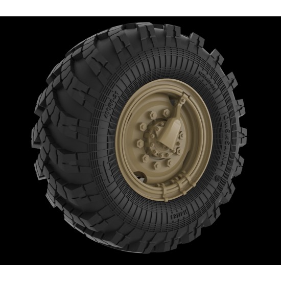 1/35 Russian Kamaz 4320 Road Wheels