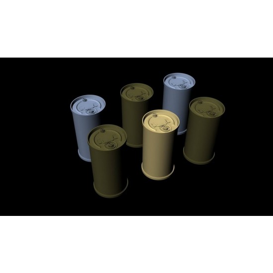 1/35 WWII 50l Petrol/Oil Barrel (12pcs)