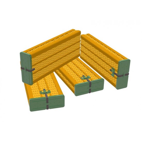 1/35 Willow Ammo Containers for 88mm FlaK/KwK36 Early Pattern (6pcs)