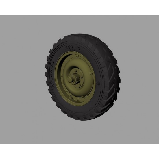 1/35 Willys MB "Jeep" Road Wheels (Commercial No1)