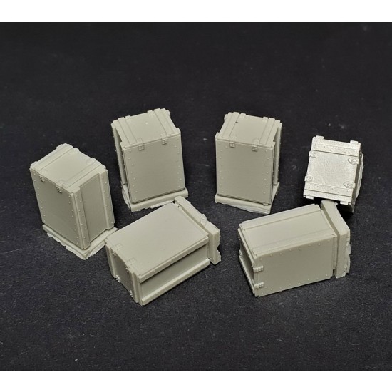 1/35 US Wood Ammo Boxes for 3inch Ammo