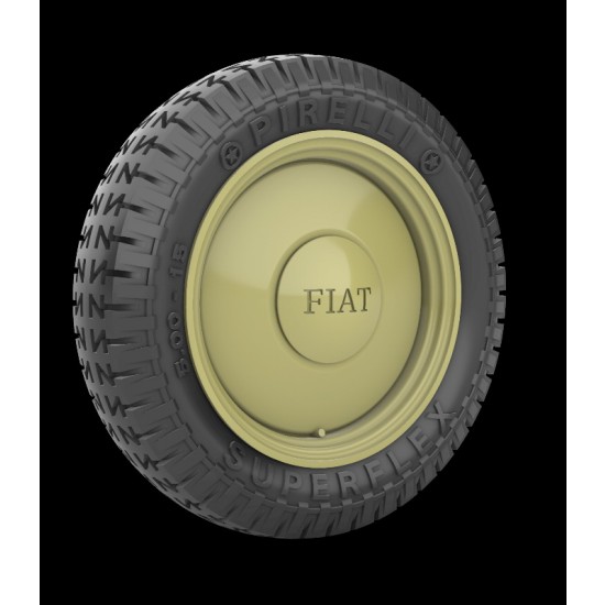 1/35 Fiat 508 Road Wheels (Crosscountry)