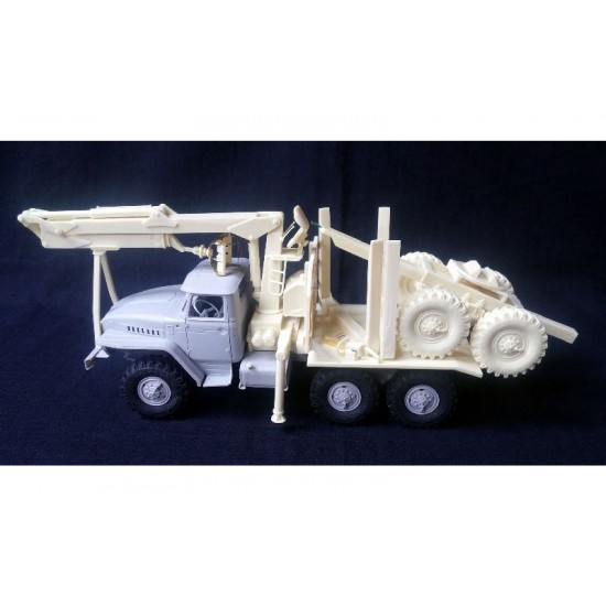 1/35 URAL Timber & Pole Trailer Conversion Set for Trumpeter Ural-375D/4320 kits