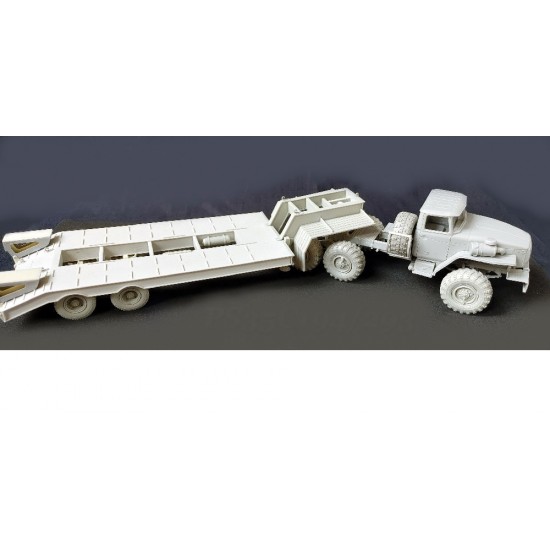 1/35 URAL-44202 Saddle Tractor w/Vi3 Wheels Conv Set & ChMZAP-5523 Trailer/Semi-trailer