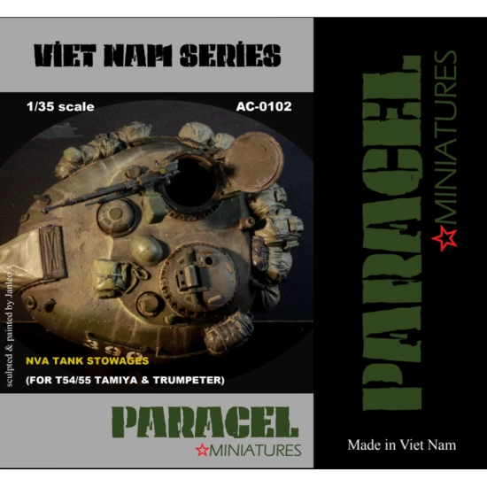 1/35 NVA Tank T-54/55 Stowage for Trumpeter/Tamiya kits