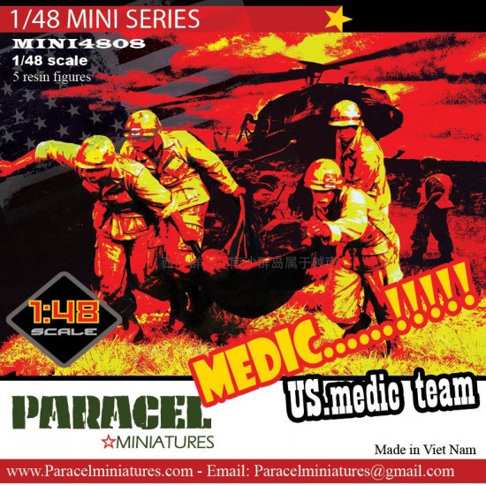 1/48 US Medic Team (5 figures)