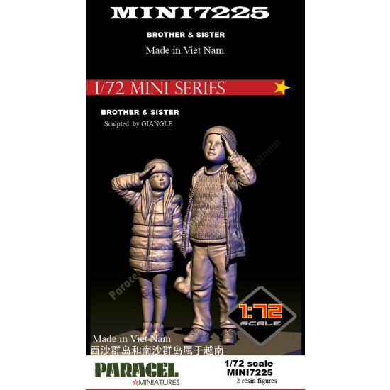 1/72 Children of Peace - Kids Salute, Eastern Europe (2 figures)
